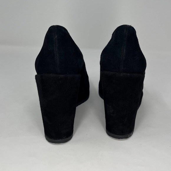 Stephane Kélian Paris Black Suede Wedges Womens Size 7 1/2 - Picture 4 of 8